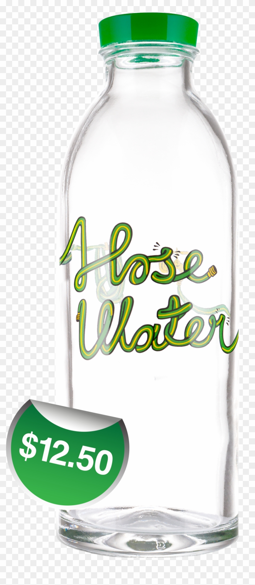 Hose Classic Glass Water Bottle - Faucet Face - Hose Water Glass Bottle #404263