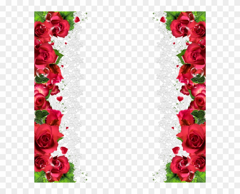 red roses border clipart