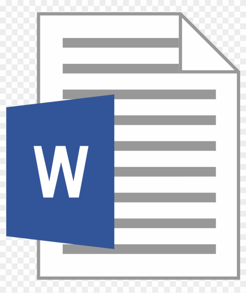 Word File Icon Image - Word File Icon Png #404343