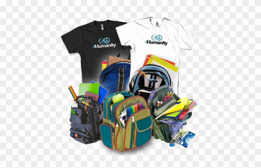 Your $100 Donation Provides 4 Backpacks Full Of School - Back To School #404404