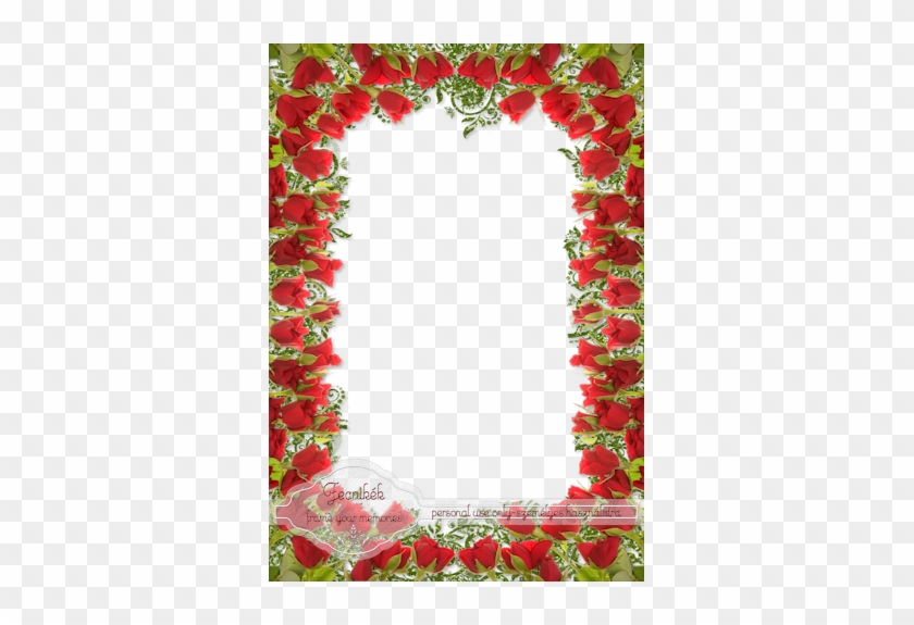 Red Rose Border - Border Designs For Projects #404430