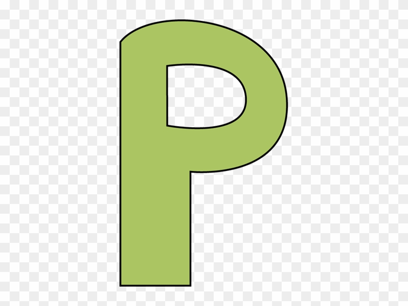 Green Letter P - Letter P Clipart Green #404489