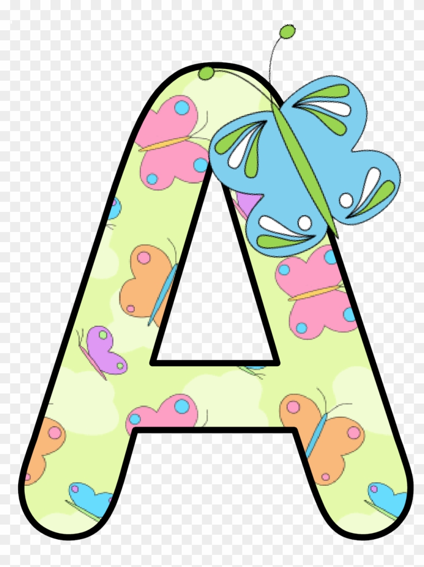 Ch B *✿* Alfabeto Mariposas De Kid Sparkz - Alphabet Clip Art #404497