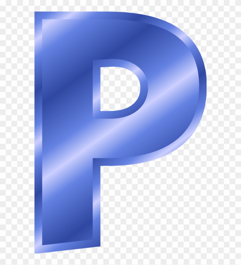 Alphabet Letter P - Letter P In Gold #404515