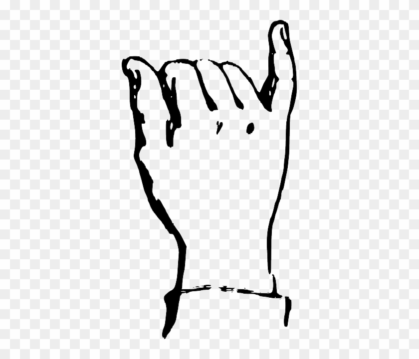 Mute Hand Gesture, Alphabet, Deaf, Hand, Letter, Mute - Deaf Alphabet Y #404549