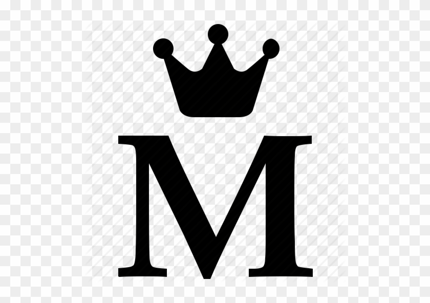 Letter M - Letter M With Crown #404566