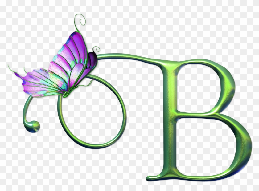 Butterfly Letter B - K Alphabet #404572