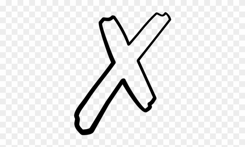 The Letter X Clipart - X Mark #404578