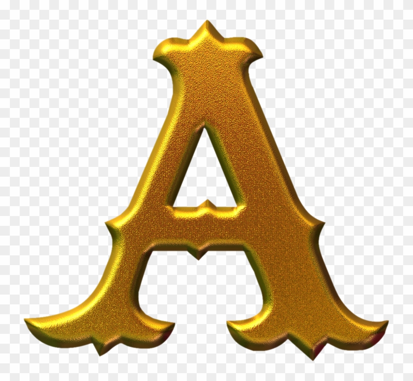 Letras Decorativas Romanas - Letras Douradas Para Imprimir #404579