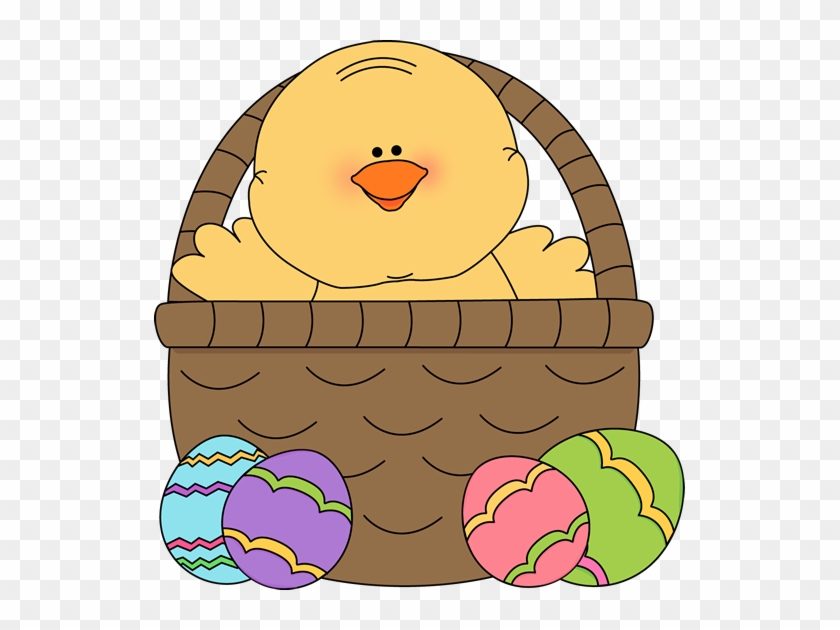 Surprise Yellow Chick Peeking Out Of An Easter Egg - Easter Chick Clip Art #404586