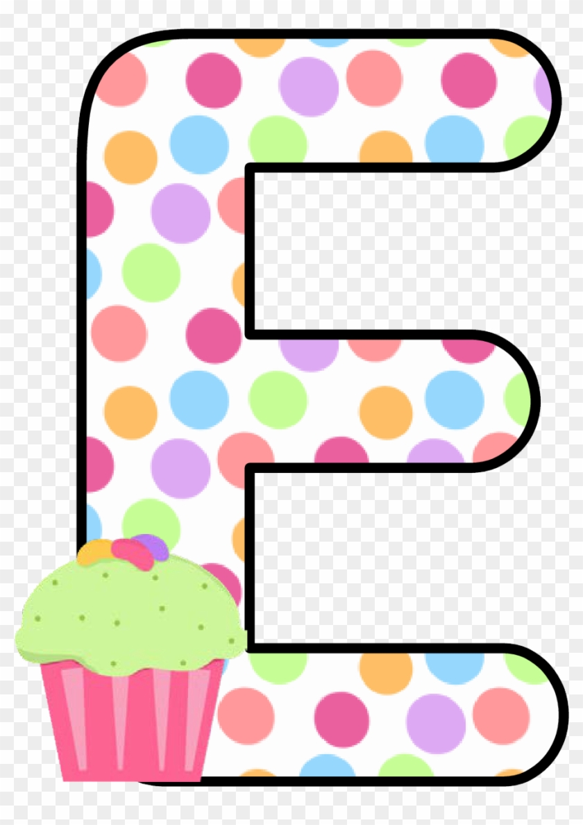 Ch B *✿* Alfabeto Cupcake De Kid Sparkz - Alphabet #404609