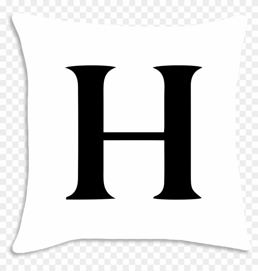 Letter H - Throw Pillow #404624