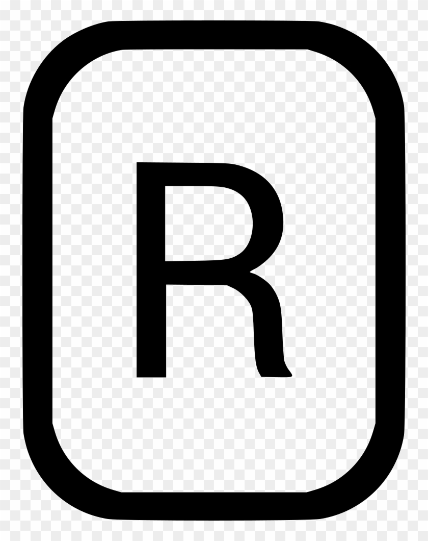Uppercase Letter R Latin Alphabet Comments - Icon Number 5 #404640