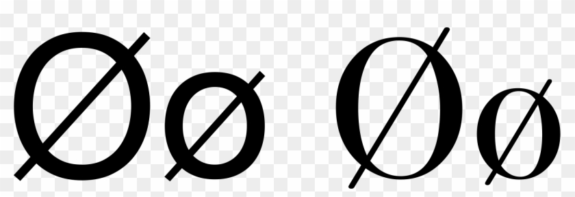 Open - Letter Ø - Full Size PNG Clipart Images Download