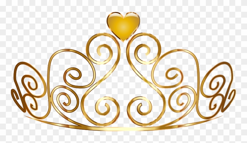 Queen Clipart Gold Crown - Gold Tiara Clip Art #404751