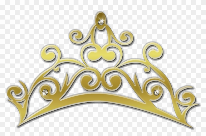 Elsa Cinderella Crown Clip Art - Golden Crown Princes Png #404752