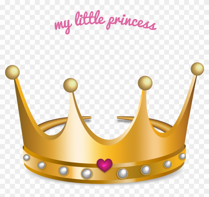 Princess Crown Gold Teeth Drawing - Gold Princess Crown Vector #404757