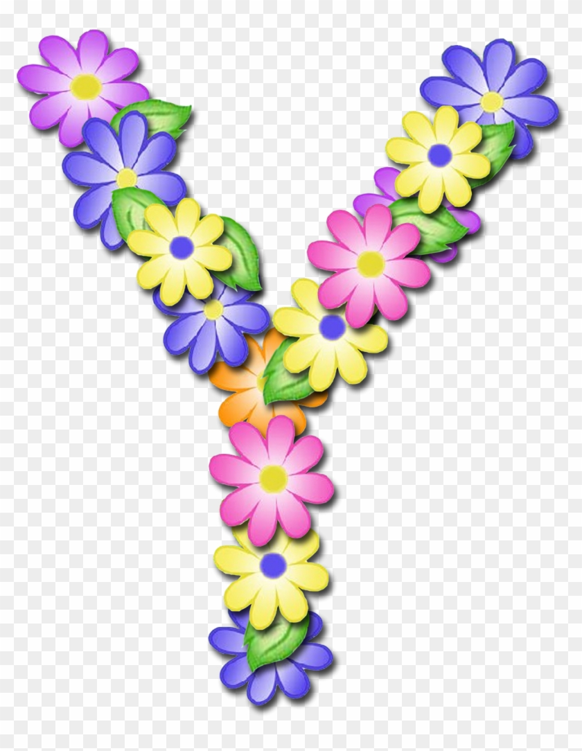 Alfabeto De Flores Letra B Png #404823