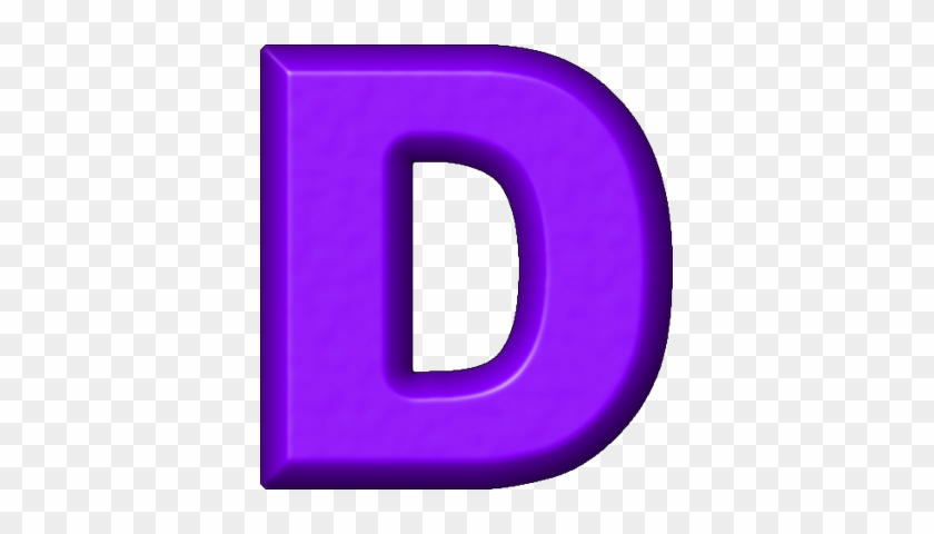 Purple Letter D - Purple Letter D #404881