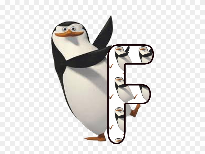 Alphabet Letters, Penguin, Penguins Of Madagascar, - Penguins Of Madagascar Clipart #404971