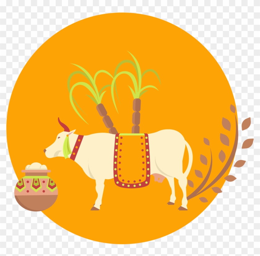 Thai Pongal Flat Design Euclidean Vector - Thai Pongal Flat Design Euclidean Vector #405129