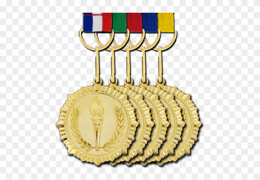 Gold Medal Background Png - Medal #405095