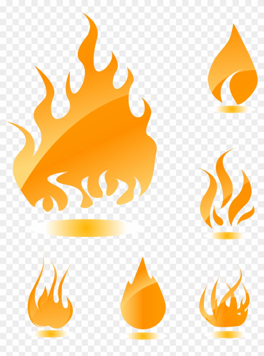 Flame Euclidean Vector Royalty-free Clip Art - Free Vector Fire #405171