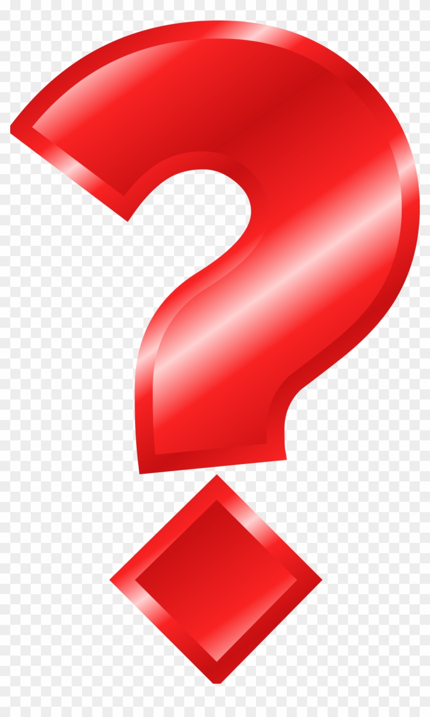 Big Image - Signo De Interrogacion Rojo Png #405187