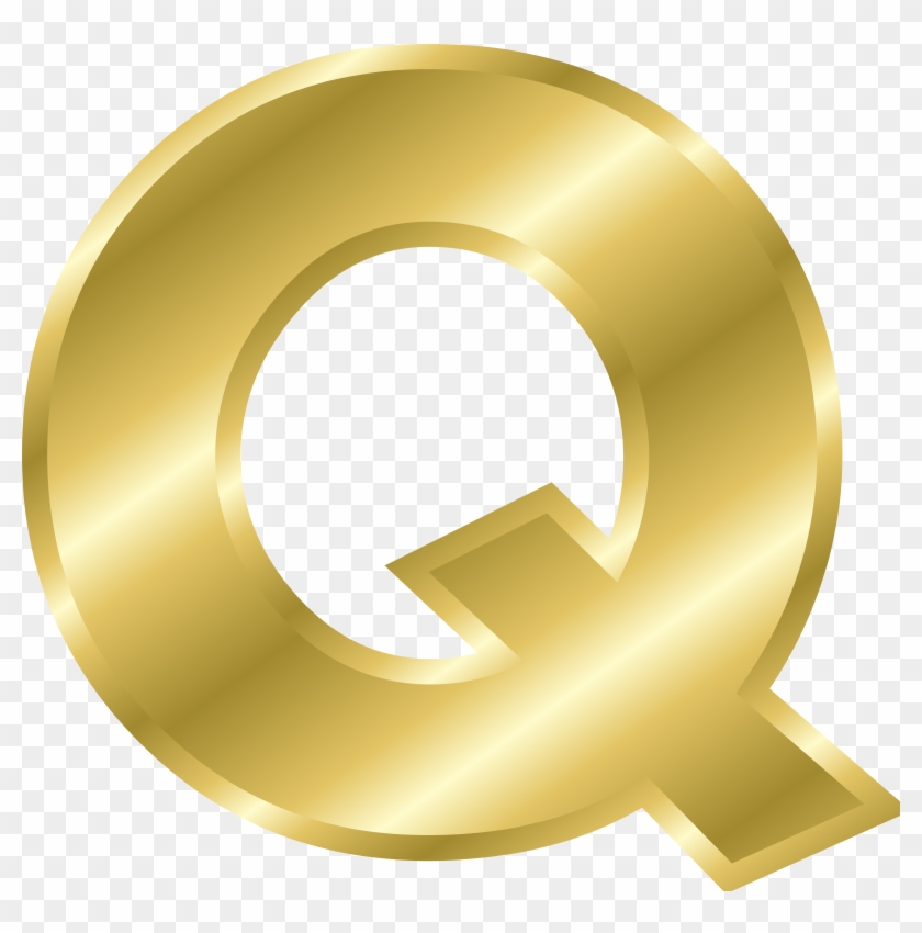 Big Image - Alphabet Letters In Gold #405189