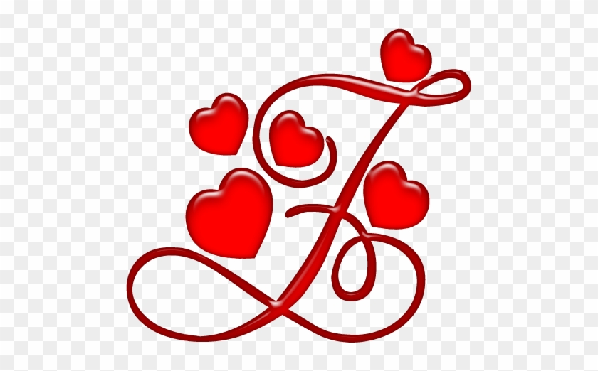 Alphabets Lindos Heart Alphabet In Png - Alfabeto Coração Em Png #405198