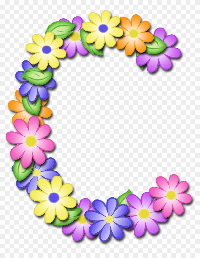 Letras Em Png Com Fundo Transparente Para Scrapbook - Letras De Flores Png #405212