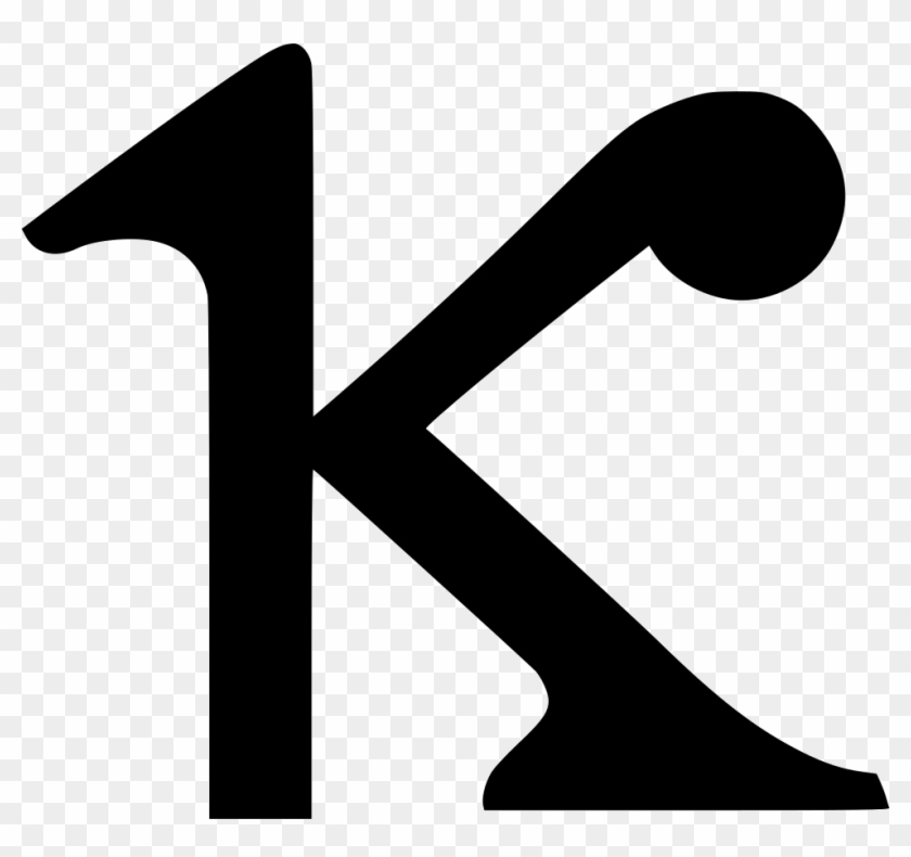 Kappa Greek Alphabet Math Geometry Comments - Kappa Greek Alphabet Symbol #405231