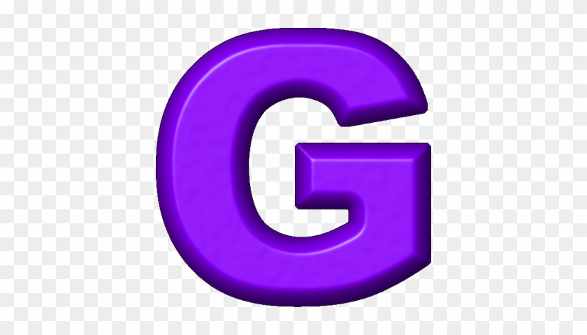Alphabets Refrigerator Magnets Purple Letter G Site - Purple Letter G Png #405262