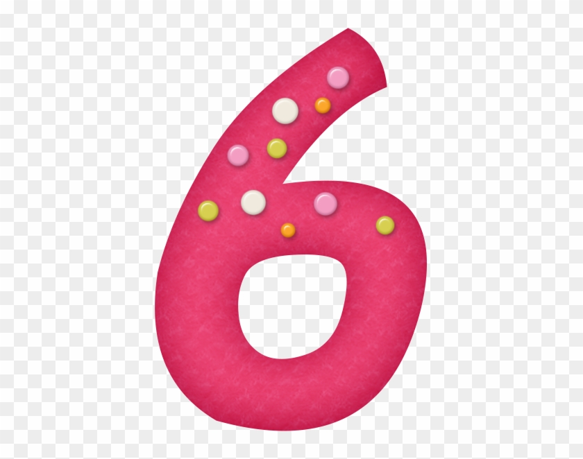 B *✿* Birthday Girl - Birthday Number 6 Png #405301