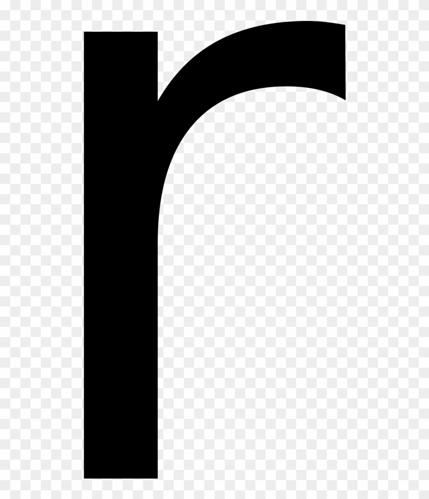Letter R Lowercase - Full Size PNG Clipart Images Download