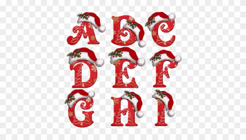 Moldes De Letras Navideñas #405465