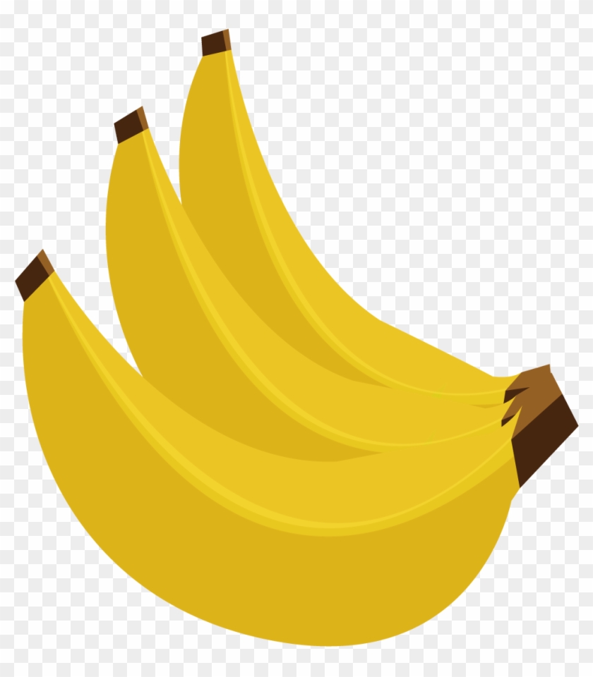Banana Euclidean Vector Musa Basjoo Fruit - Banana #405511
