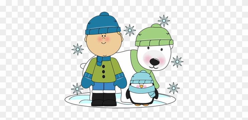 The Children's Program Winter, Books And Fun Will Be - Winter Polar Bear Clipart #405519