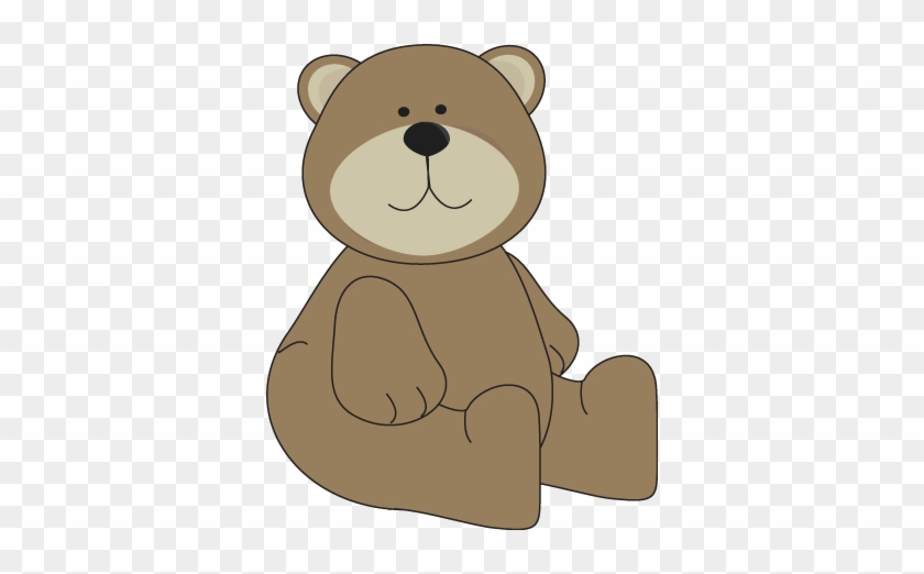 Brown Bear Sitting Down - Clip Art Bear #405529