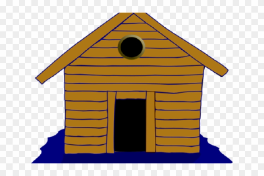 Lodge Clipart Log House - Rumah Batu Bata Kartun #405550