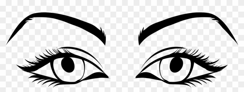 Line Art - Clip Art Images Of Eyes #405575