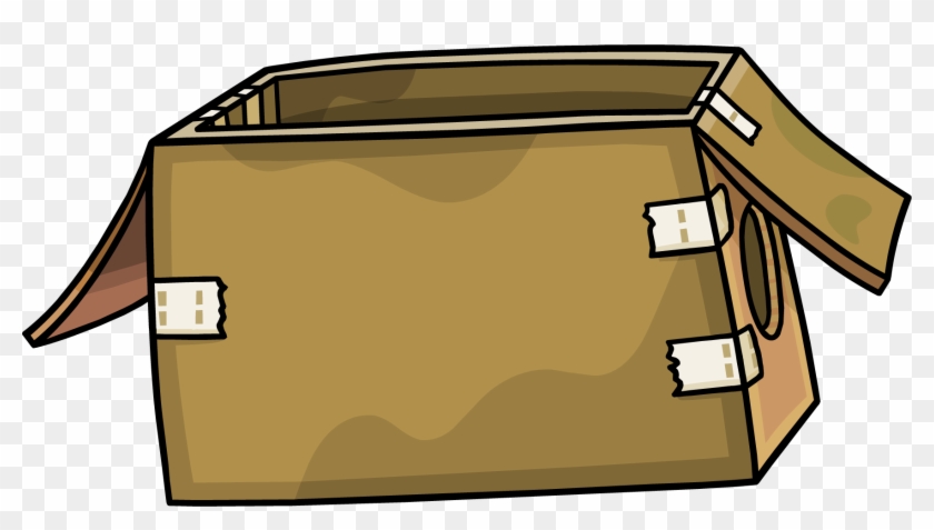 Costume Clipart Box - Club Penguin Box Costume #405580