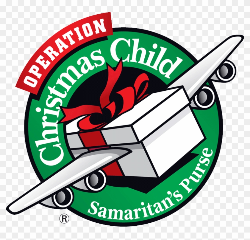 Calvary Christian School Students And Faculty Gathered - Operation Christmas Child Logo Png #405640