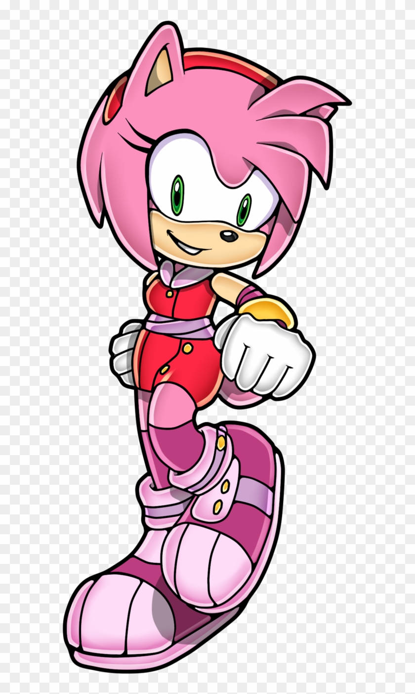 Amy Rose Boom Sonic Channel By Fivey - Sonic The Hedgehog #405890