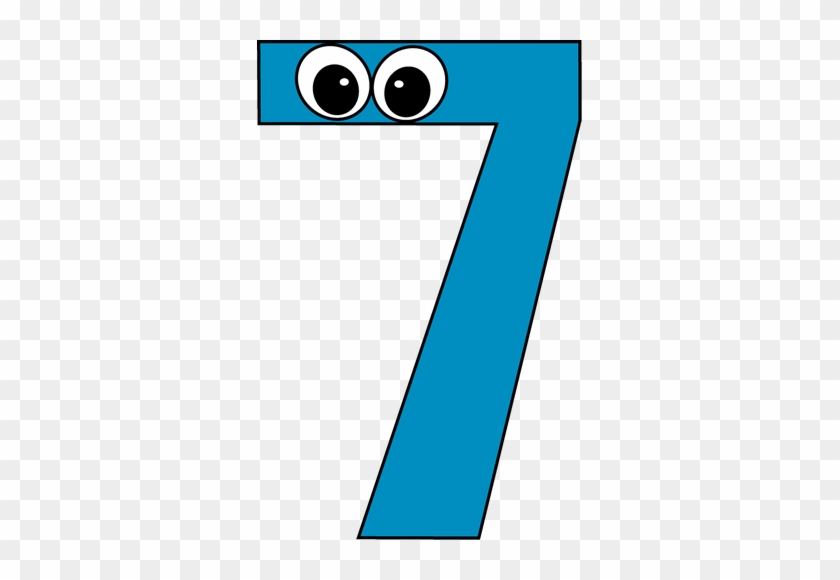 Число 7 в виде. Цифра семь для детей. Смешная цифра семь. Веселая цифра 7. Цифра семь красивая.