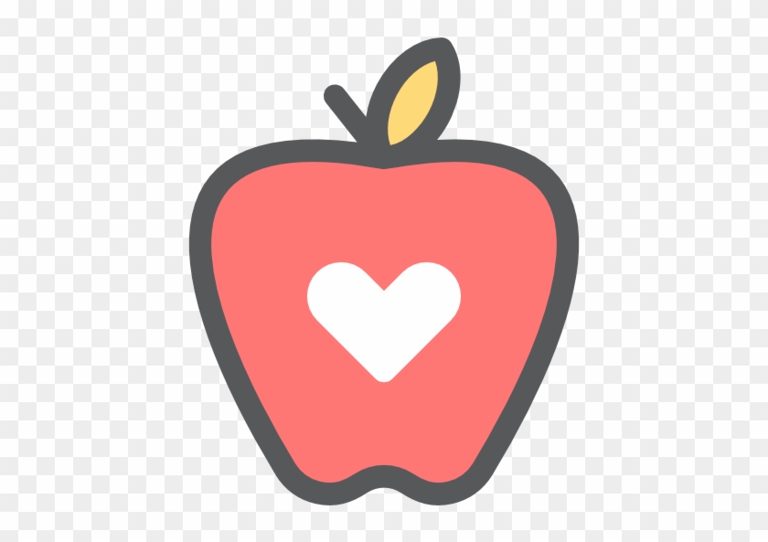 Apple Clipart Heart Shaped - Apple Clipart Heart Shaped #405953