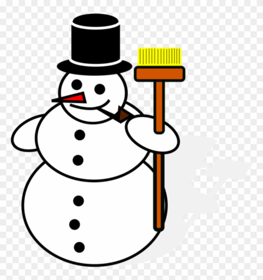 Weather Related Closing Or Delay - Snowman Drawing #406129