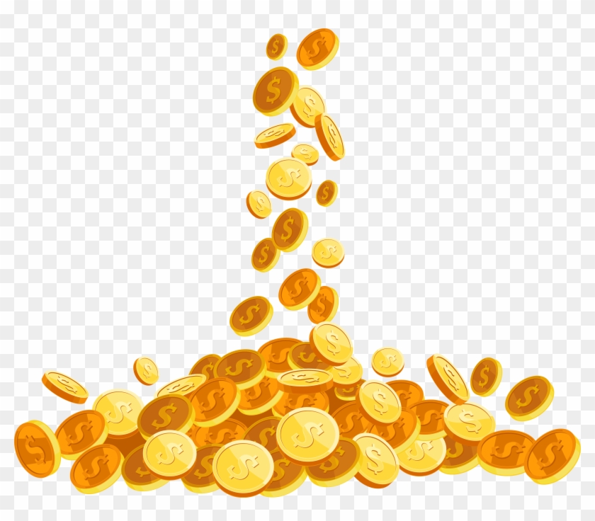Coin Euclidean Vector - Gold Coins Png #406204