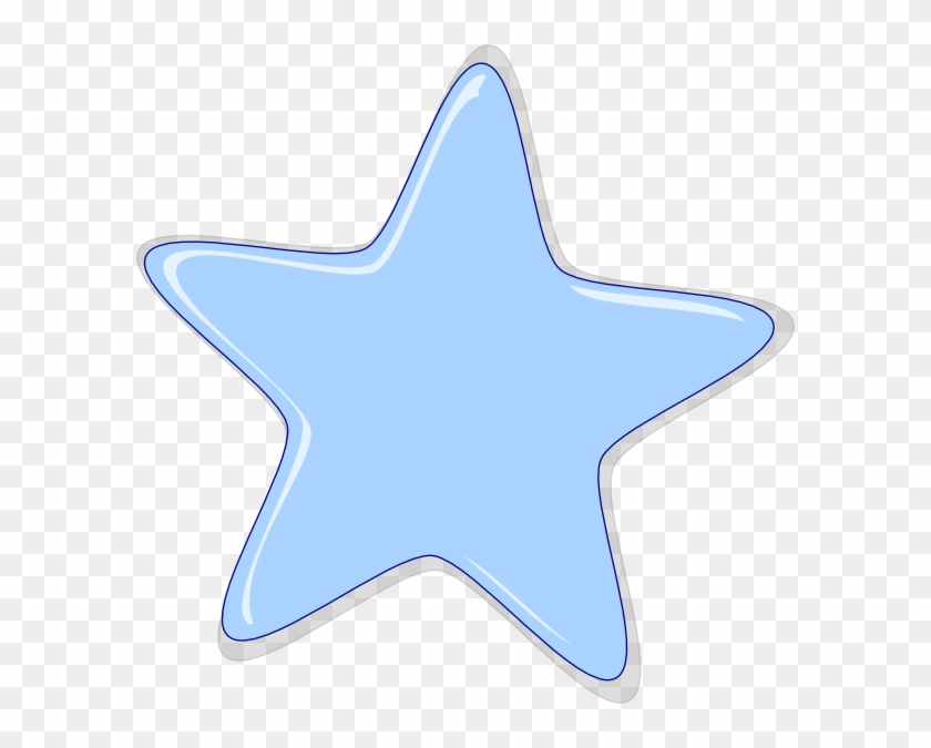 Lue Star Clip Art - Baby Blue Star Clipart #406203