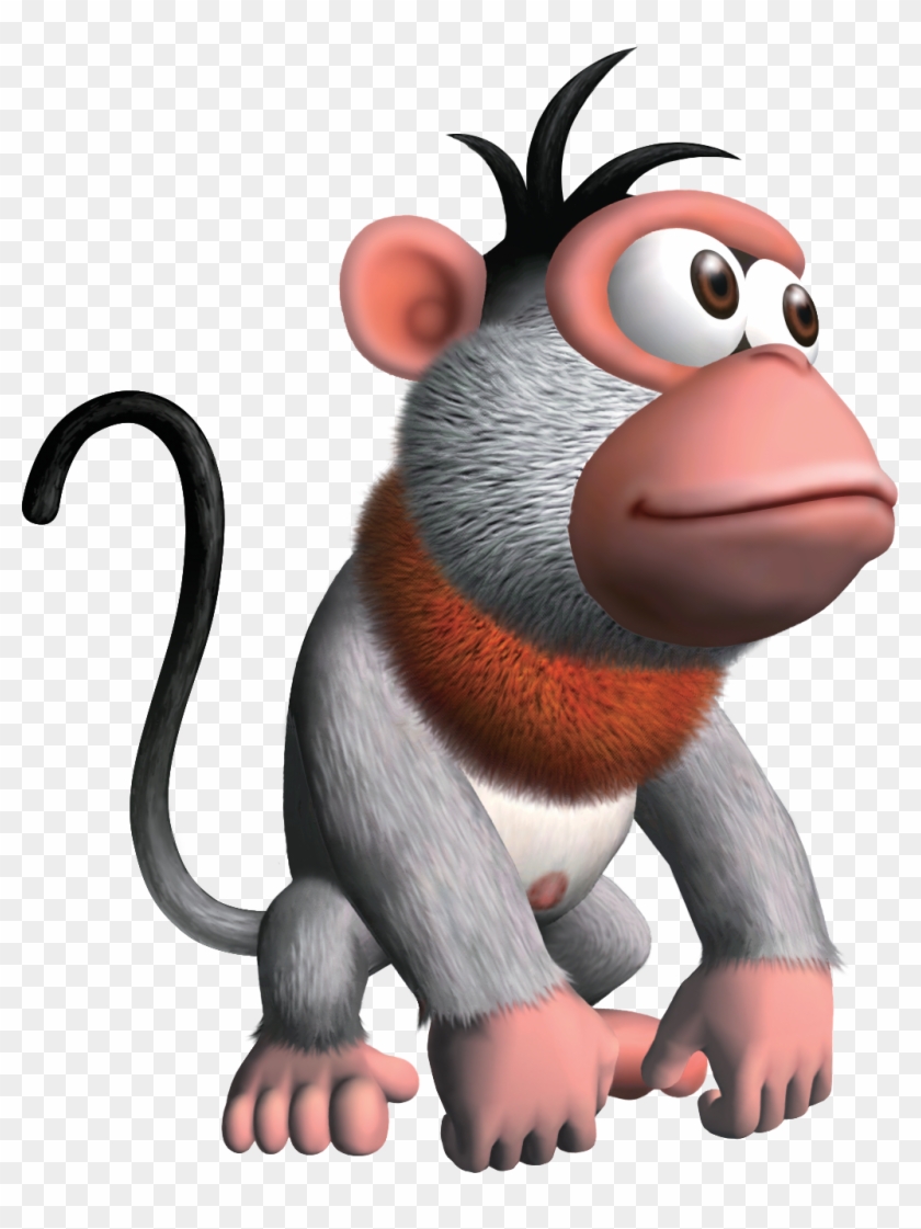 Donkey Kong = ドンキーコング Image Link Monkey = キッキ (with - Donkey Kong Jungle Beat Monkey #406294